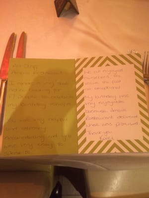Menu photo 2 Amaia Restaurant Wakefield, XWY