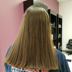 I did a one length cut   Come check us out!
