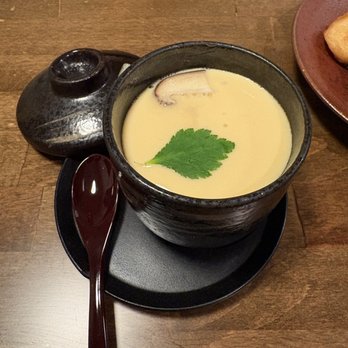 Izakaya Takasei - Chawanmushi - Savory Steamed Egg Custard with Seafood - Japanese Near Me - Huntington Beach, California Izakaya Takasei - Chawanmushi - Savory Steamed Egg Custard with Seafood - Japanese Near Me - Huntington Beach, California