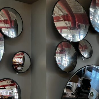 Torchy's Tacos - The mirrors were fun with red interior. - Tacos Near Me - Round Rock, Texas Torchy's Tacos - The mirrors were fun with red interior. - Tacos Near Me - Round Rock, Texas
