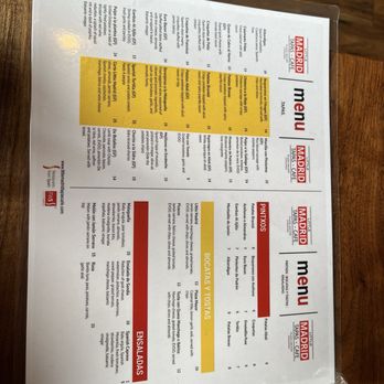 Little Madrid Tapas Cafe - Menu - Spanish Near Me - Chicago, Illinois