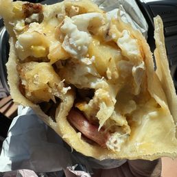 Original Breakfast Burrito with bacon Original Breakfast Burrito with bacon