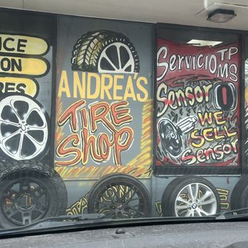 Andrea’s Tires - Outside view - Tires Near Me - Houston, Texas