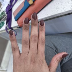 Royal Nail Spa - Coffee brown matte, did exactly what I asked and I love!!