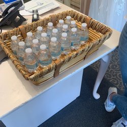 David's Bridal - At least they offer water :)