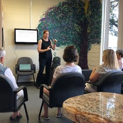 Community Chiropractic - The doctors host health classes monthly. Here Dr. Nicole teaches about posture.