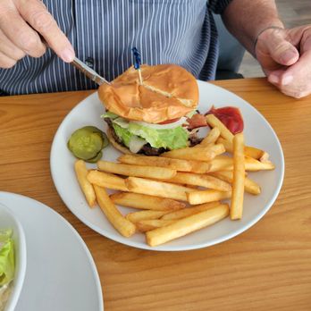 Waterfall Restaurant - Swiss burger and fries - Thai Near Me - Vero Beach, Florida
