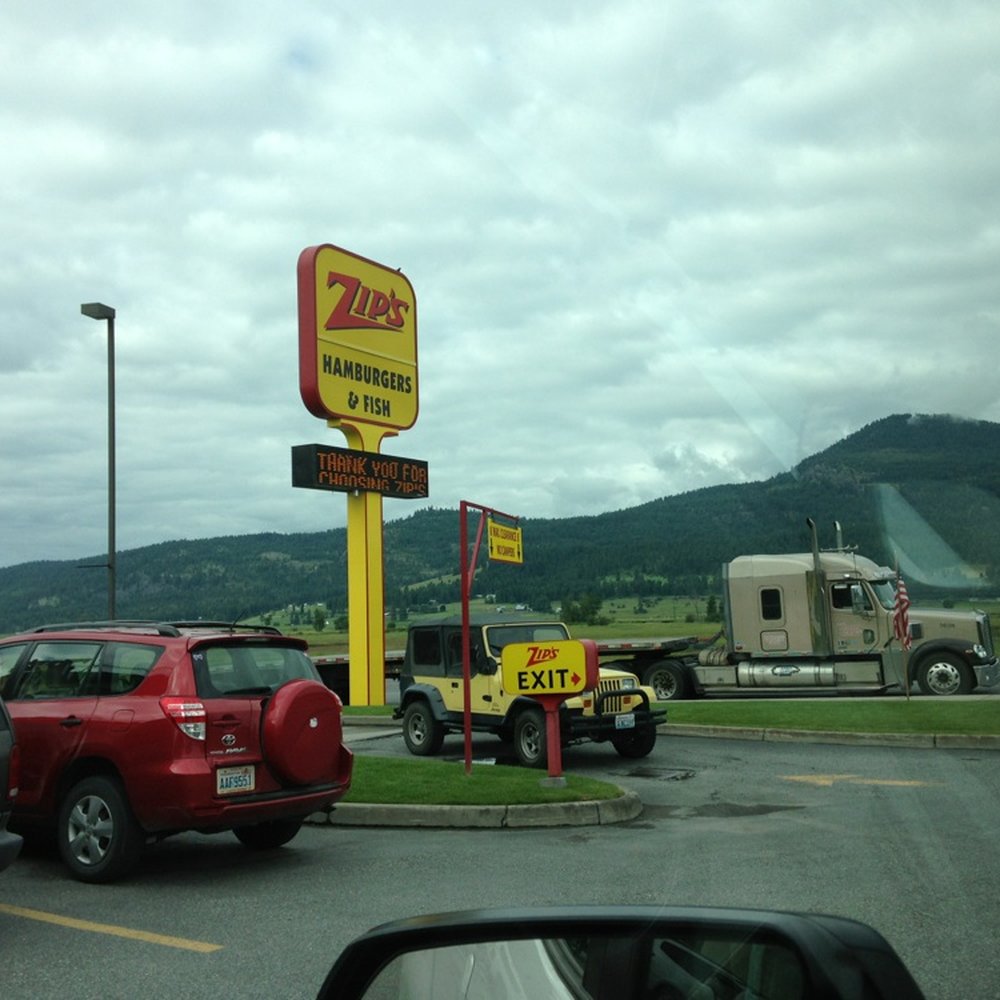 Zip's Drive-In - a truck and a semi trailer - Breakfast & Brunch Near Me - Colville, Washington Zip's Drive-In - a truck and a semi trailer - Breakfast & Brunch Near Me - Colville, Washington