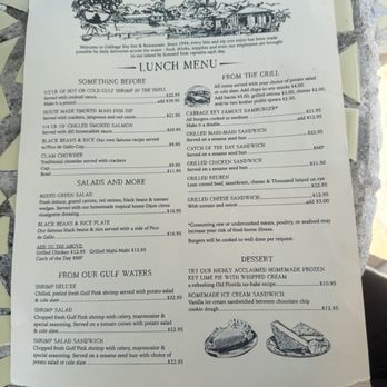 Cabbage Key - Menu - Coffee & Tea Near Me - Pineland, Florida