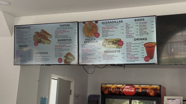 Menu photo 2 Paco's Taqueria Indianapolis, IN Menu photo 2 Paco's Taqueria Indianapolis, IN