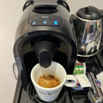 Hotel Fernando III - Espresso machine in the room - Hotels Near Me - Seville, SE