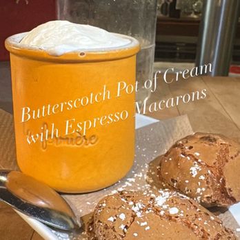 Central Market - Butterscotch Pot Of Cream - New American Near Me - Petaluma, California Central Market - Butterscotch Pot Of Cream - New American Near Me - Petaluma, California
