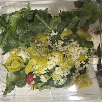 Wise Guys Pizzeria - Doesn't even cover the bottom of the container. - Pizza Near Me - Orange, California Wise Guys Pizzeria - Doesn't even cover the bottom of the container. - Pizza Near Me - Orange, California