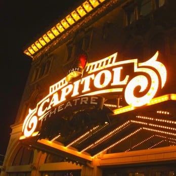 Capitol Theatre - The sign right outside the theatre. - Performing Arts Near Me - Salt Lake City, Utah