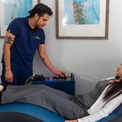 CORE Chiropractic - Greenway Plaza - PEMF therapy in progress at CORE Chiropractic Greenway Plaza, helping the body recover alongside chiropractic care.