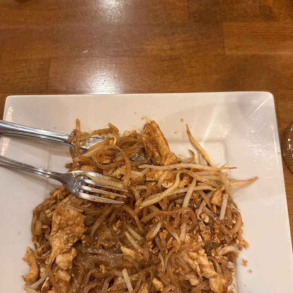 Rice Factory - a plate of food with a fork - Thai Near Me - Milltown, New Jersey