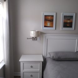 Waterside Electric - Light installed over night stand with switch next to the bed for easy access.