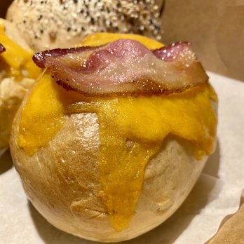 Britt & Co. Bagels - Bacon and Cheese Bagel Bomb - Food Delivery Services Near Me