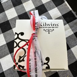 Kilwins Ice Cream - Chocolate - Fudge - Beautiful gift wrapped chocolate covered strawberries