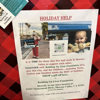 Building Up Lives Foundation - Holiday bins - Community Service/Non-Profit Near Me - Moreno Valley, California Building Up Lives Foundation - Holiday bins - Community Service/Non-Profit Near Me - Moreno Valley, California