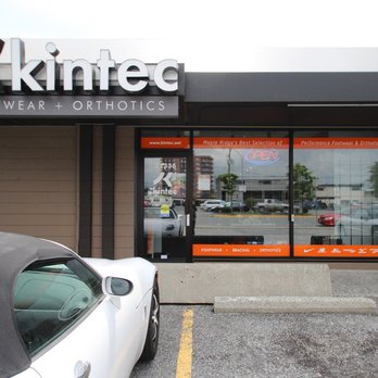 Kintec Footwear + Orthotics - Kintec Maple Ridge Store Front - Shoe Stores Near Me - Maple Ridge, British Columbia Kintec Footwear + Orthotics - Kintec Maple Ridge Store Front - Shoe Stores Near Me - Maple Ridge, British Columbia