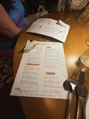 Menu photo 5 COTOA Miami, FL
