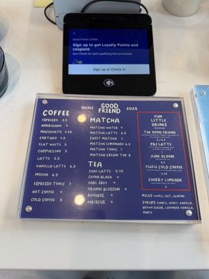 Menu photo 6 Good Friend Coffee Los Angeles, CA Menu photo 6 Good Friend Coffee Los Angeles, CA