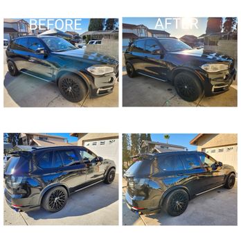S.D. Mobile Shine Auto Detailing - After the great headlight restoration service had to have Daniel come back to give the X5 a Supreme Shine detail. - Auto Detailing Near Me S.D. Mobile Shine Auto Detailing - After the great headlight restoration service had to have Daniel come back to give the X5 a Supreme Shine detail. - Auto Detailing Near Me