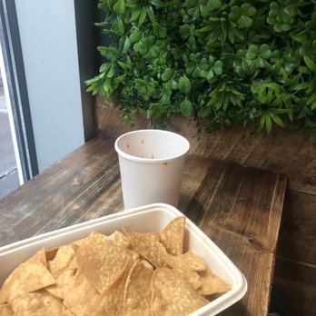 Mexicue - Midtown - Chips & Salsa! Chips needed salt but I like the decor - Mexican Near Me - New York, New York Mexicue - Midtown - Chips & Salsa! Chips needed salt but I like the decor - Mexican Near Me - New York, New York