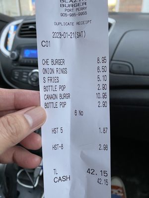 Blazin' Burgers Port Perry by null