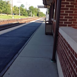 Fort Sheridan Metra Station - Quiet Saturday at 8:20am