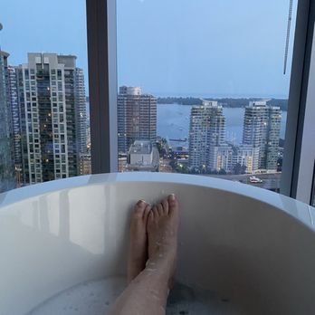 Delta Hotels Toronto - View from bathtub in the corner King Suite - Hotels Near Me - Toronto, Ontario Delta Hotels Toronto - View from bathtub in the corner King Suite - Hotels Near Me - Toronto, Ontario