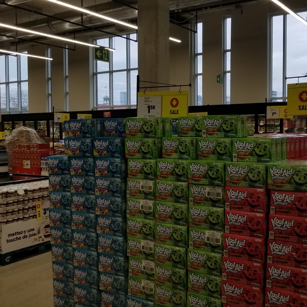 a grocery store with a variety of products a grocery store with a variety of products