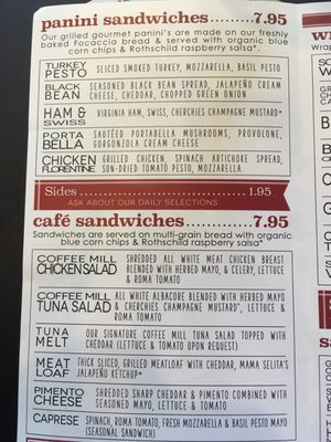 Menu photo 2 The Attic & Coffee Mill Cafe Madison, IN Menu photo 2 The Attic & Coffee Mill Cafe Madison, IN