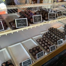 Truffles on display. Truffles on display.