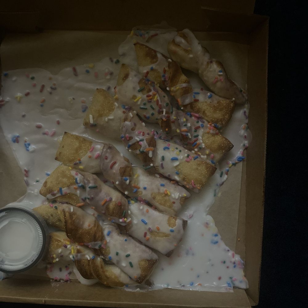 Donatos Pizza - Party Twists w/ vanilla icing ( Full Size) - Pizza Near Me - Marion, Ohio Donatos Pizza - Party Twists w/ vanilla icing ( Full Size) - Pizza Near Me - Marion, Ohio