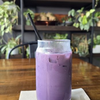 Sucre Table - Ube Chai Spiced Latte - Bakeries Near Me - Tampa, Florida