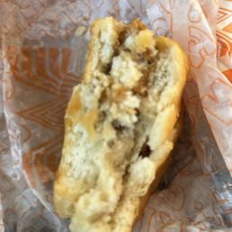 #25 Honey Butter Chicken Biscuit Whatameal- literally one half of my biscuit had no chicken. #25 Honey Butter Chicken Biscuit Whatameal- literally one half of my biscuit had no chicken.