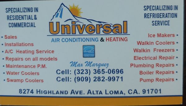 Air Conditioning and Heating - If its time for a new HVAC system or just maintenance, we are here to provide our excellent service. Air Conditioning and Heating - If its time for a new HVAC system or just maintenance, we are here to provide our excellent service.