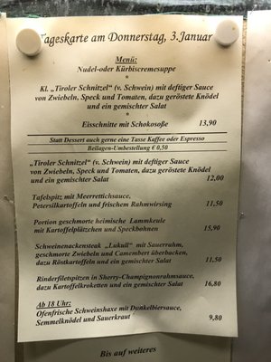 Menu photo 2 Gaststätte am Kurpark Mittenwald, BY