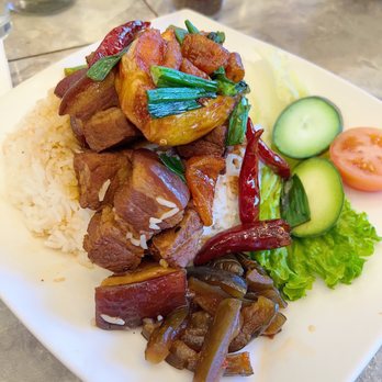 Sinh Sinh - Rice with Vietnamese Style Pork and Catfish - Chinese Near Me - Houston, Texas Sinh Sinh - Rice with Vietnamese Style Pork and Catfish - Chinese Near Me - Houston, Texas