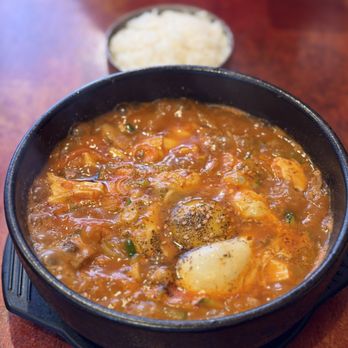 Koreander Restaurant - Soondubu Chigae w Beef (~$18) - Korean Near Me - Montclair, New Jersey Koreander Restaurant - Soondubu Chigae w Beef (~$18) - Korean Near Me - Montclair, New Jersey