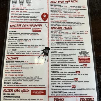 Serial Grillers - Menu 6/1/2026 - Pizza Near Me - Tucson, Arizona
