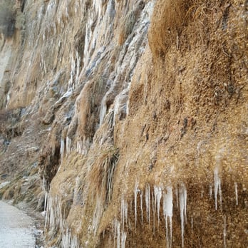 Zion Lodge - Icicles on the frozen trail to the Narrows. - Hotels Near Me - Springdale, Utah Zion Lodge - Icicles on the frozen trail to the Narrows. - Hotels Near Me - Springdale, Utah