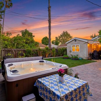 Above And Beyond Builders - Hot tub and backyard patio. - General Contractors Near Me Above And Beyond Builders - Hot tub and backyard patio. - General Contractors Near Me