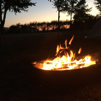 Mitchell KOA - sunset and bonfire! - Campgrounds Near Me - Mitchell, South Dakota