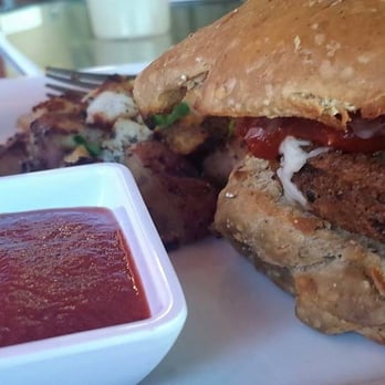 Earth Bistro - Aloha Burger (Vegan Style) - Pizza Near Me - Temecula, California Earth Bistro - Aloha Burger (Vegan Style) - Pizza Near Me - Temecula, California