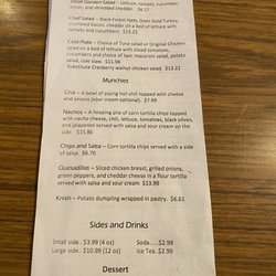 Goody's Deli & Pub - Menu