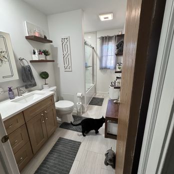 Kozi Contracting - Complete transformation (even my cat loves the new bathroom) - General Contractors Near Me - Easton, Pennsylvania Kozi Contracting - Complete transformation (even my cat loves the new bathroom) - General Contractors Near Me - Easton, Pennsylvania