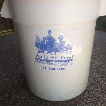 Paul's Pet Food Delivery Express - This is our bucket of food. - Pet Stores Near Me - Bakersfield, California Paul's Pet Food Delivery Express - This is our bucket of food. - Pet Stores Near Me - Bakersfield, California